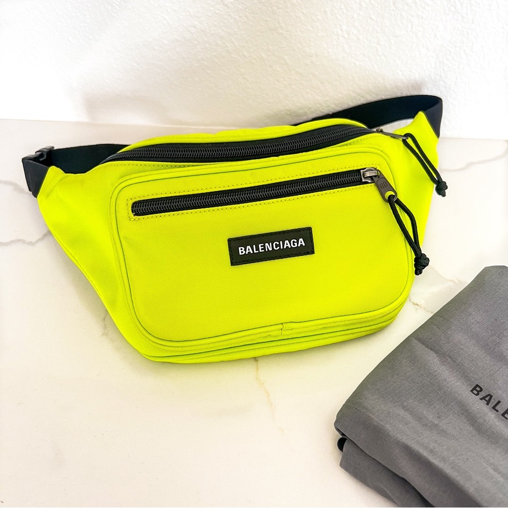 Balenciaga Yellow Bum Bag Like New!